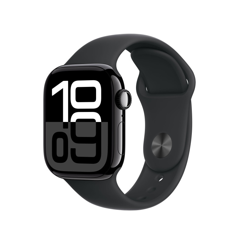 Apple Watch Series 10 OLED 42 mm Digitale 374 x 446 Pixel Touch screen 4G Nero Wi-Fi GPS (satellitare) Apple Watch Series 10 OLED 42 mm Digitale 374 x 446 Pixel Touch screen 4G Nero Wi-Fi GPS (satellitare)