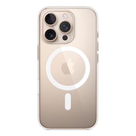 Apple Custodia MagSafe trasparente per iPhone 16 Pro