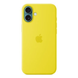 Apple Custodia MagSafe in silicone per iPhone 16 Plus - Giallo carambola