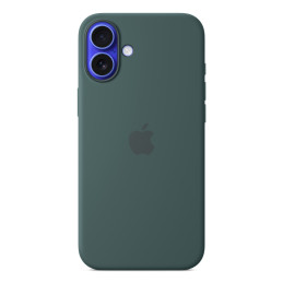 Apple Custodia MagSafe in silicone per iPhone 16 Plus - Verde lago