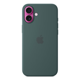 Apple Custodia MagSafe in silicone per iPhone 16 Plus - Verde lago