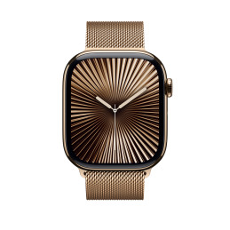 Apple Loop in maglia milanese color oro - M L