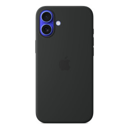 Apple Custodia MagSafe in silicone per iPhone 16 Plus - Nero