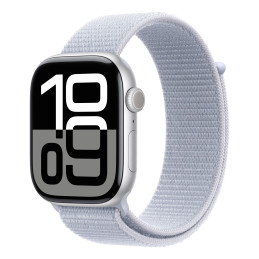Apple Watch Series 10 OLED 46 mm Digitale 416 x 496 Pixel Touch screen 4G Argento Wi-Fi GPS (satellitare)