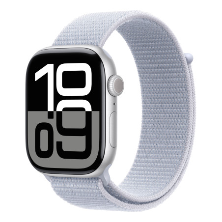 Apple Watch Series 10 OLED 46 mm Digitale 416 x 496 Pixel Touch screen 4G Argento Wi-Fi GPS (satellitare)
