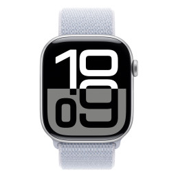 Apple Watch Series 10 OLED 46 mm Digitale 416 x 496 Pixel Touch screen 4G Argento Wi-Fi GPS (satellitare)