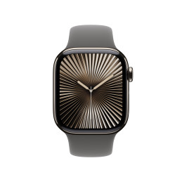 Apple Watch Series 10 OLED 42 mm Digitale 374 x 446 Pixel Touch screen 4G Titanio Wi-Fi GPS (satellitare)