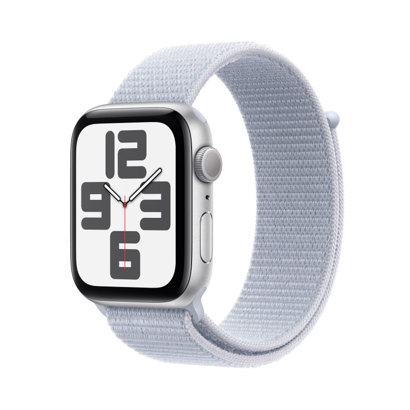 Apple Watch SE OLED 44 mm Digitale 368 x 448 Pixel Touch screen Argento Wi-Fi GPS (satellitare) Apple Watch SE OLED 44 mm Digitale 368 x 448 Pixel Touch screen Argento Wi-Fi GPS (satellitare)