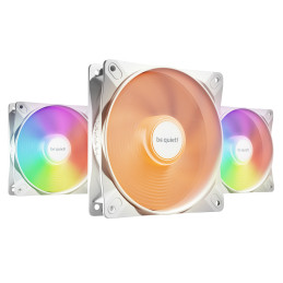 be quiet! LIGHT WINGS LX 120mm PWM High Speed 3-Pack White Case per computer Ventilatore 12 cm Bianco 3 pz