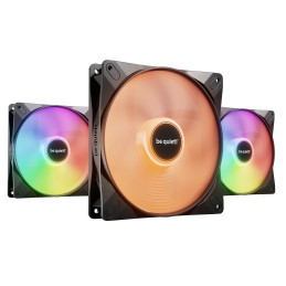 be quiet! LIGHT WINGS LX 140mm PWM 3-Pack Black Case per computer Ventilatore 14 cm Nero 3 pz