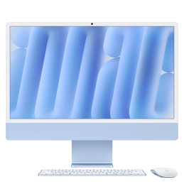 Apple iMac Apple M M4 59,7 cm (23.5") 4480 x 2520 Pixel PC All-in-one 24 GB 512 GB SSD macOS Sequoia Wi-Fi 6E (802.11ax) Blu