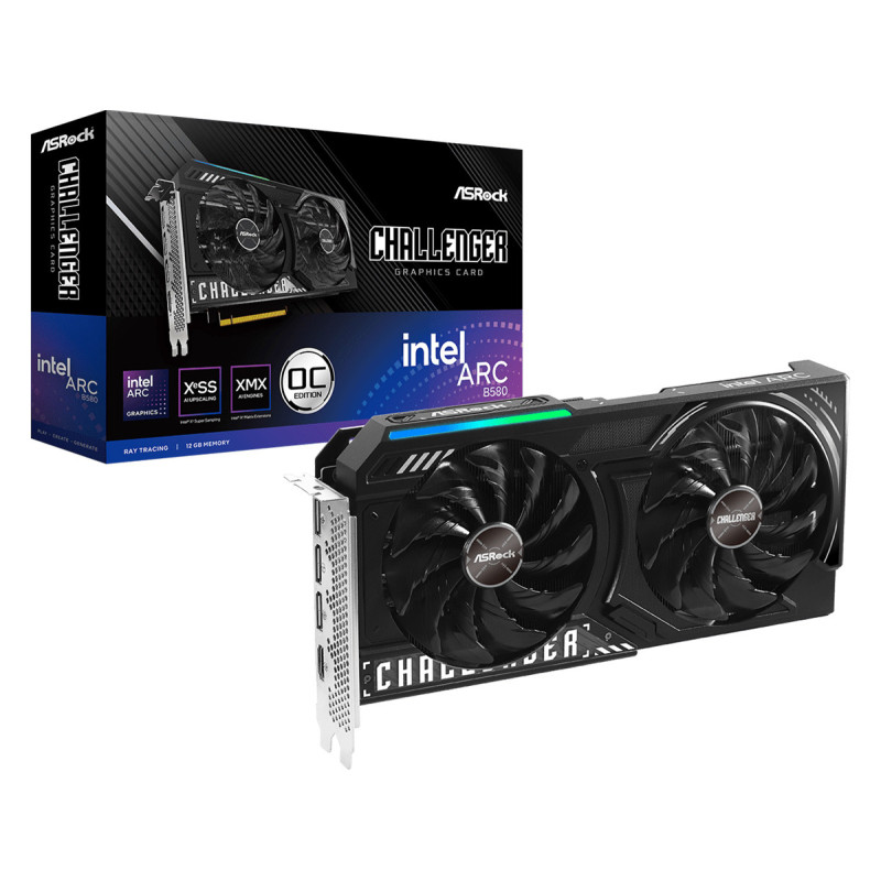 Asrock Intel Arc B580 Challenger 12GB OC GDDR6 Asrock Intel Arc B580 Challenger 12GB OC GDDR6