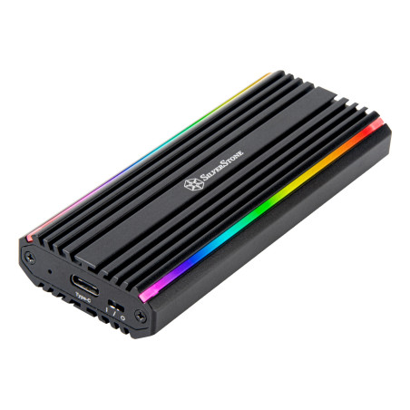Silverstone MS13 Box esterno SSD Nero M.2