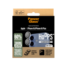 PanzerGlass Hoops Transparent Lens Protector iPhone16 | 16 Plus