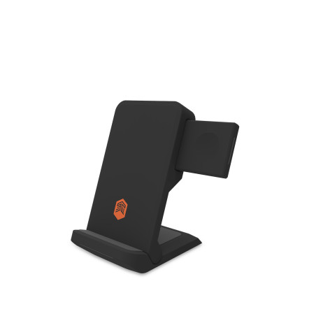 STM ChargeTree Go Cuffie, Smartphone, Orologio intelligente, Orologio Nero USB Carica wireless Interno