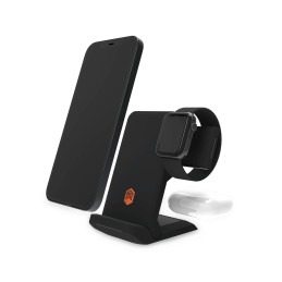 STM ChargeTree Go Cuffie, Smartphone, Orologio intelligente, Orologio Nero USB Carica wireless Interno