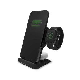 STM ChargeTree Go Cuffie, Smartphone, Orologio intelligente, Orologio Nero USB Carica wireless Interno