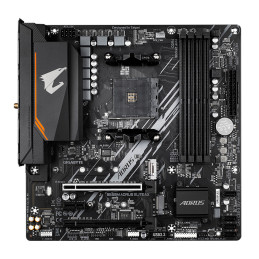 GIGABYTE B550M AORUS ELITE AX Scheda madre - CPU AMD Ryzen 5000, VRM a 5+3 fasi, fino a 4733 MHz DDR4, 1xPCIe 4.0 + 1xPCIe 3.0