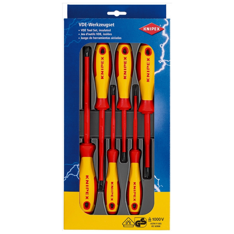 Knipex 00 20 12 V01 cacciavite manuale Set Knipex 00 20 12 V01 cacciavite manuale Set