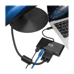 Tripp Lite U444-06N-HV4GUB adattatore grafico USB Nero