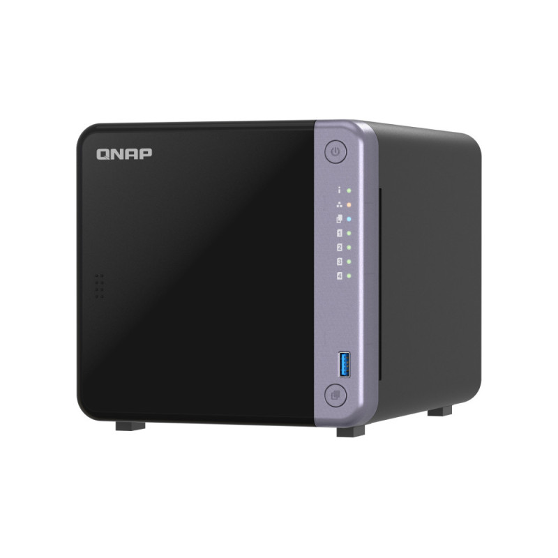 QNAP TS-432X-4G server NAS e di archiviazione Tower Alpine Alpine AL-524 4 GB DDR4 QNAP QTS Nero QNAP TS-432X-4G server NAS e di archiviazione Tower Alpine Alpine AL-524 4 GB DDR4 QNAP QTS Nero