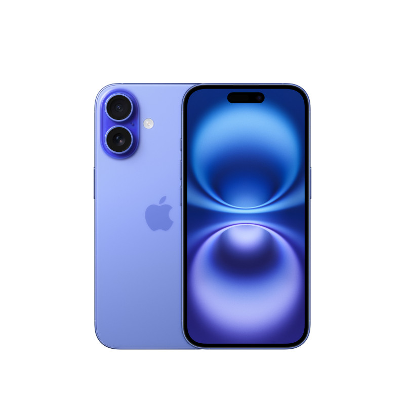 Apple iPhone 16 15,5 cm (6.1") Doppia SIM iOS 18 5G USB tipo-C 128 GB Blu Apple iPhone 16 15,5 cm (6.1") Doppia SIM iOS 18 5G USB tipo-C 128 GB Blu