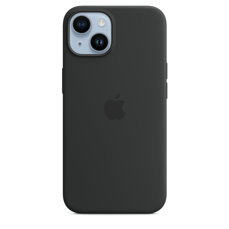 Apple Custodia MagSafe in silicone per iPhone 14 - Mezzanotte Apple Custodia MagSafe in silicone per iPhone 14 - Mezzanotte