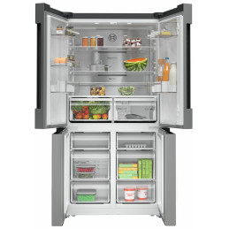 Bosch Serie 4 KFN96APEA Frigorifero multidoor da libera installazione 183 x 90.5 cm Acciaio spazzolato anti-impronta Classe E
