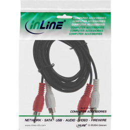 InLine Cavo Audio 2x RCA maschio   maschio, 2m