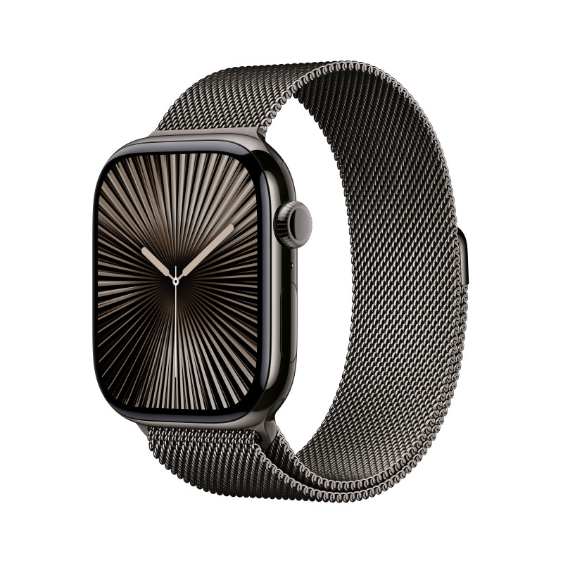 Apple Watch Series 10 OLED 46 mm Digitale 416 x 496 Pixel Touch screen 4G Grigio Wi-Fi GPS (satellitare) Apple Watch Series 10 OLED 46 mm Digitale 416 x 496 Pixel Touch screen 4G Grigio Wi-Fi GPS (satellitare)