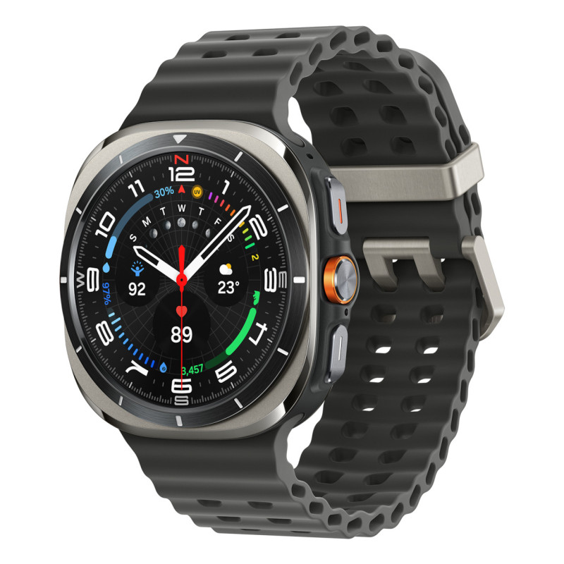 Samsung Galaxy Watch Ultra 3,81 cm (1.5") AMOLED 47 mm Digitale 480 x 480 Pixel Touch screen 4G Argento Wi-Fi GPS (satellitare) Samsung Galaxy Watch Ultra 3,81 cm (1.5") AMOLED 47 mm Digitale 480 x 480 Pixel Touch screen 4G Argento Wi-Fi GPS (satellitare)