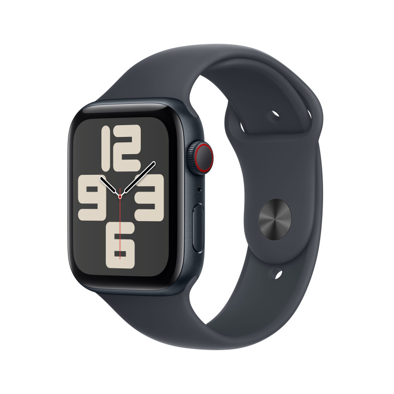 Apple Watch SE OLED 44 mm Digitale 368 x 448 Pixel Touch screen 4G Nero Wi-Fi GPS (satellitare) Apple Watch SE OLED 44 mm Digitale 368 x 448 Pixel Touch screen 4G Nero Wi-Fi GPS (satellitare)