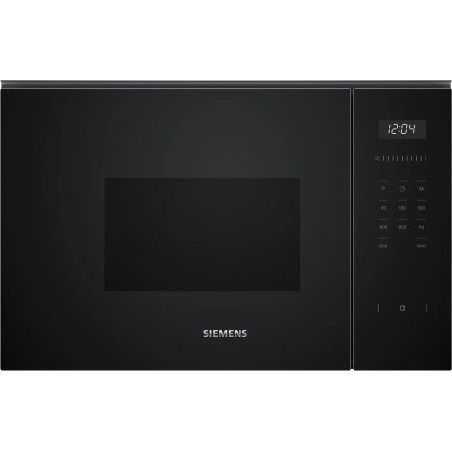 Siemens iQ500 BF525LMB1 forno a microonde Nero Solo microonde Da incasso 20 L 800 W