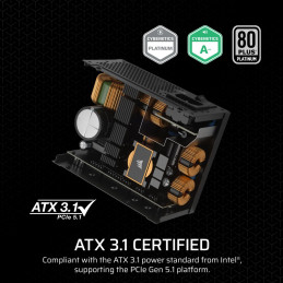 Corsair CP-9020256-EU alimentatore per computer 850 W 24-pin ATX CFX Nero