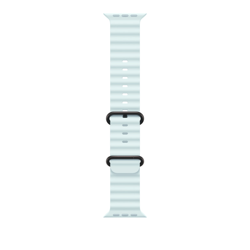 Apple Cinturino Ocean blu ghiaccio (49 mm) - Titanio nero Apple Cinturino Ocean blu ghiaccio (49 mm) - Titanio nero