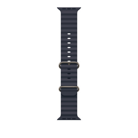 Apple Cinturino Ocean blu navy (49 mm) - Titanio naturale