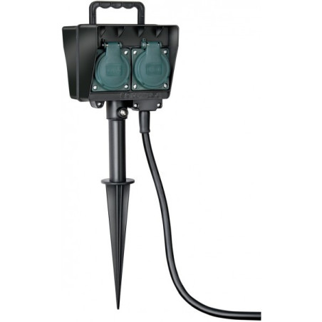 Brennenstuhl 1154450 presa energia Tipo F Nero