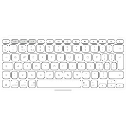 Logitech 920-013018 tastiera Universale Bluetooth QWERTY US International Bianco