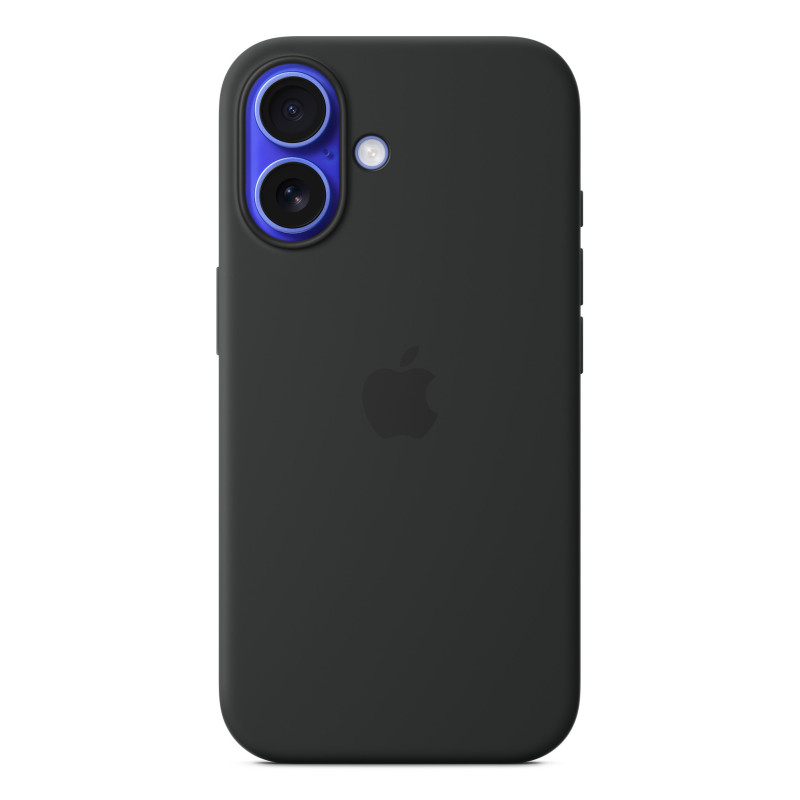 Apple Custodia MagSafe in silicone per iPhone 16 - Nero Apple Custodia MagSafe in silicone per iPhone 16 - Nero
