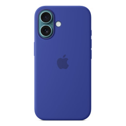 Apple Custodia MagSafe in silicone per iPhone 16 - Blu oltremare