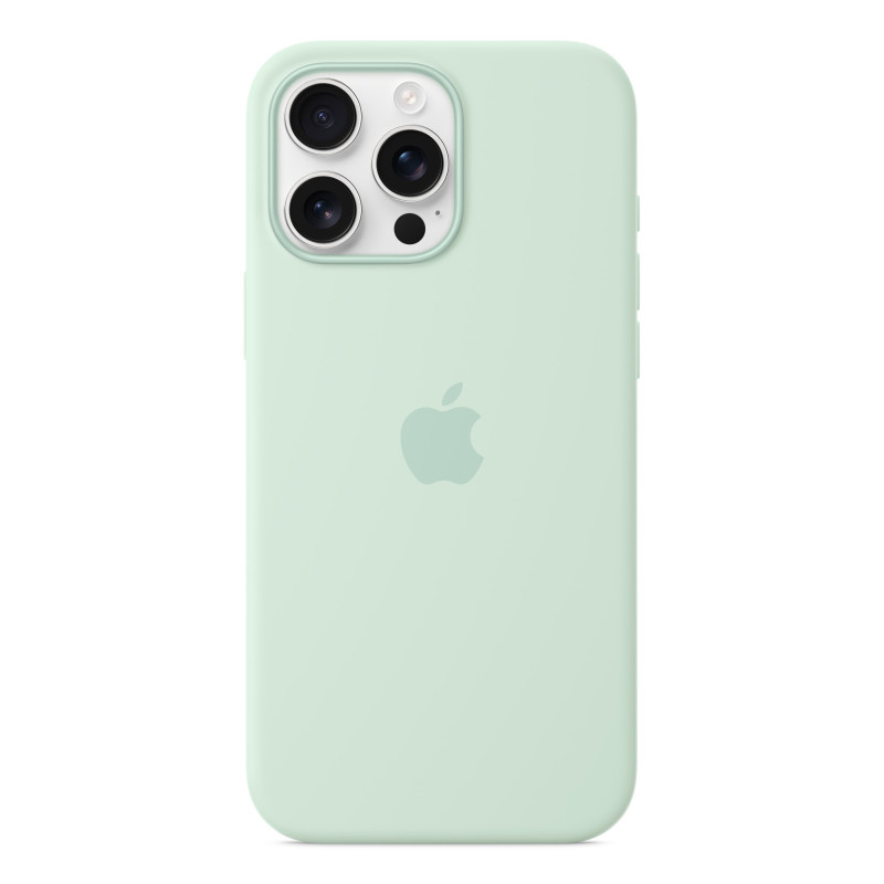 Apple Custodia MagSafe in silicone per iPhone 16 Pro Max – Acquamarina Apple Custodia MagSafe in silicone per iPhone 16 Pro Max – Acquamarina
