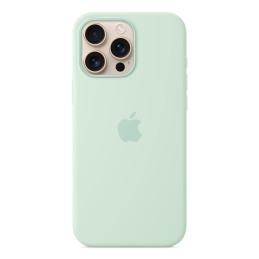 Apple Custodia MagSafe in silicone per iPhone 16 Pro Max – Acquamarina