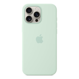 Apple Custodia MagSafe in silicone per iPhone 16 Pro Max – Acquamarina
