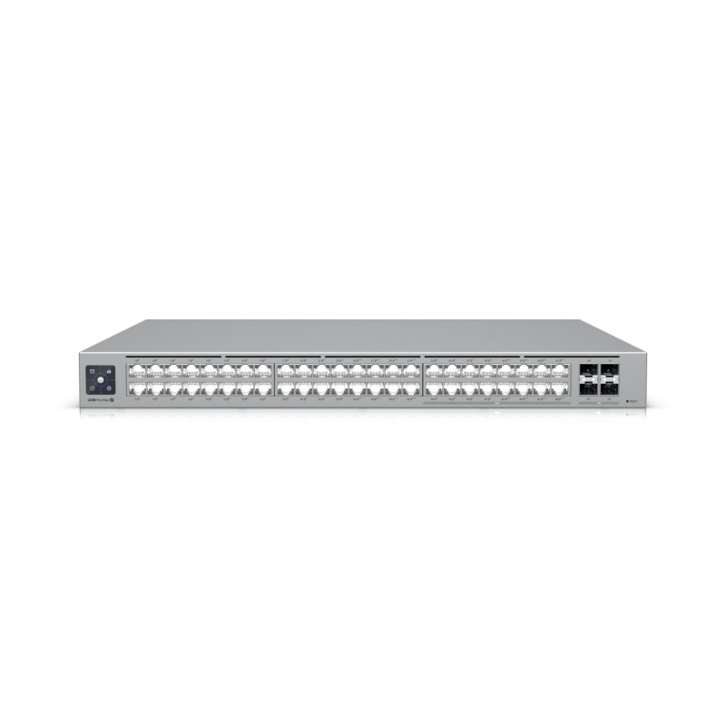 Ubiquiti USW-PRO-MAX-48-POE switch di rete L3 2.5G Ethernet (100 1000 2500) Supporto Power over Ethernet (PoE) Grigio Ubiquiti USW-PRO-MAX-48-POE switch di rete L3 2.5G Ethernet (100 1000 2500) Supporto Power over Ethernet (PoE) Grigio
