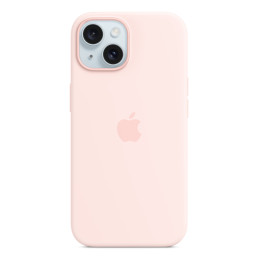 Apple Custodia MagSafe in silicone per iPhone 15 - Rosa confetto