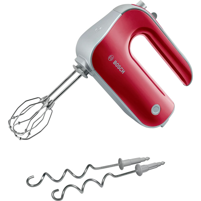 Bosch MFQ40303 Sbattitore Styline Colour 500 W Rosso, Argento Bosch MFQ40303 Sbattitore Styline Colour 500 W Rosso, Argento