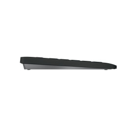 CHERRY Stream tastiera Universale Wireless a RF + USB QWERTZ Tedesco Nero
