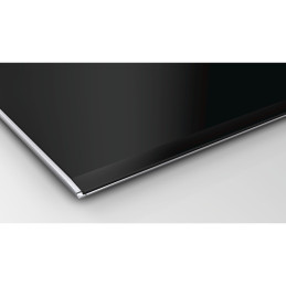Bosch PXX675DC1E piano cottura Nero, Acciaio inox Da incasso Piano cottura a induzione 4 Fornello(i)