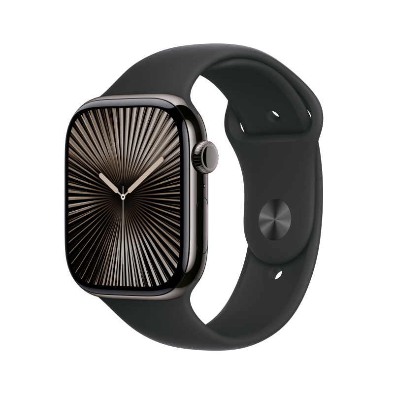 Apple Watch Series 10 OLED 46 mm Digitale 416 x 496 Pixel Touch screen 4G Grigio Wi-Fi GPS (satellitare) Apple Watch Series 10 OLED 46 mm Digitale 416 x 496 Pixel Touch screen 4G Grigio Wi-Fi GPS (satellitare)