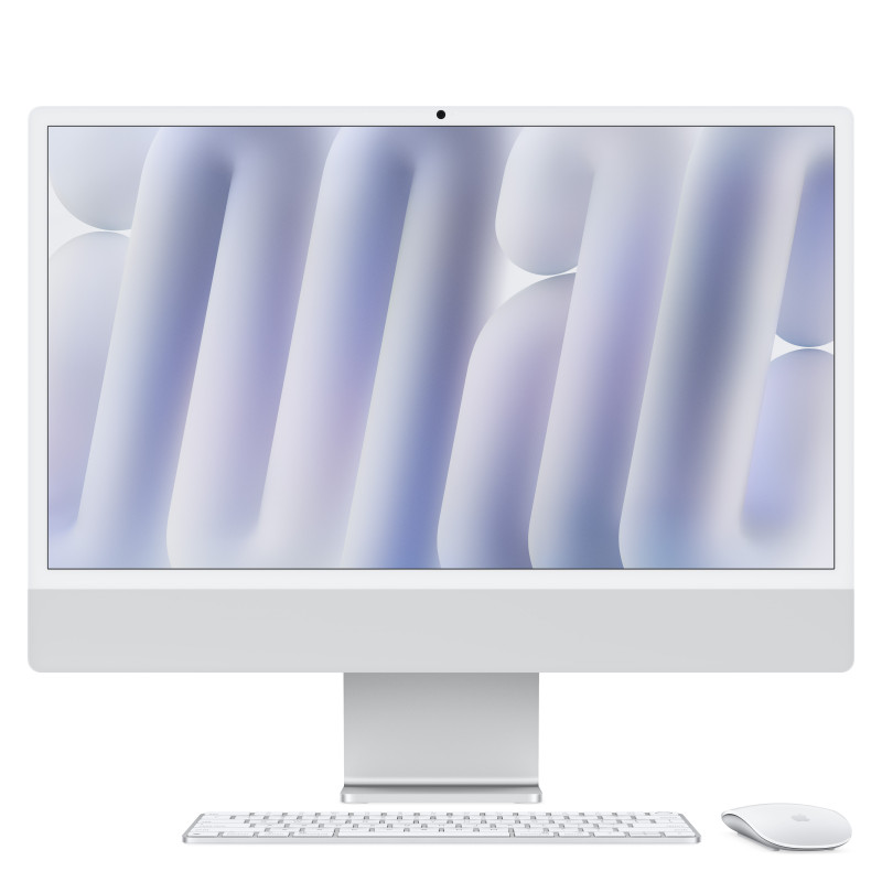 Apple iMac Apple M M4 59,7 cm (23.5") 4480 x 2520 Pixel PC All-in-one 24 GB 512 GB SSD macOS Sequoia Wi-Fi 6E (802.11ax) Argento Apple iMac Apple M M4 59,7 cm (23.5") 4480 x 2520 Pixel PC All-in-one 24 GB 512 GB SSD macOS Sequoia Wi-Fi 6E (802.11ax) Argento